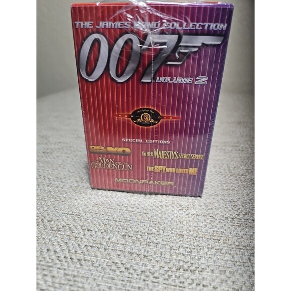 James Bond 007 Collection Vol 2 DVD Set - Dr. No Moonraker Spy Who Loved Me NEW - Picture 4 of 7